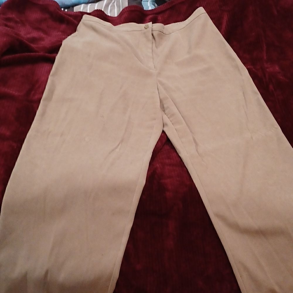JM Collection Tan Slacks  - Picture 4 of 6